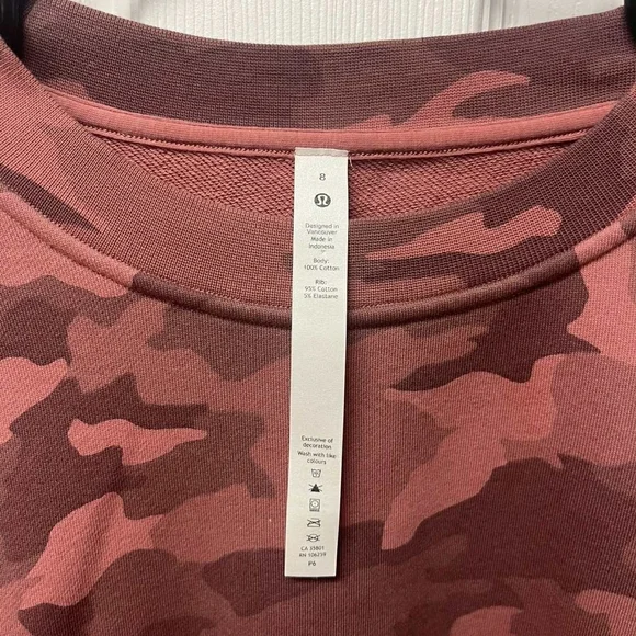 Lululemon Perfectly Oversized Crew - Sz 8 - Picture 5 of 6